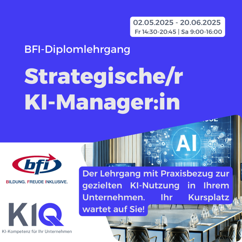 BFI Diplomlehrgang KI-Manager